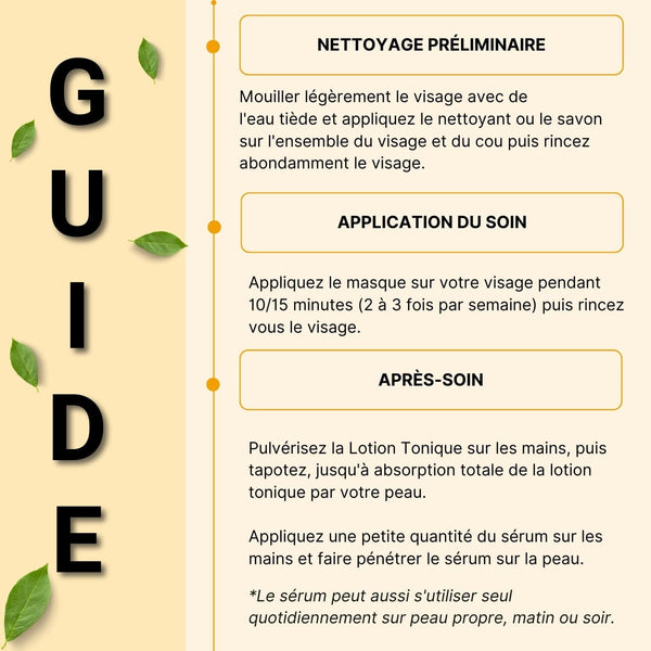 Pack Exfoliant mask & cream