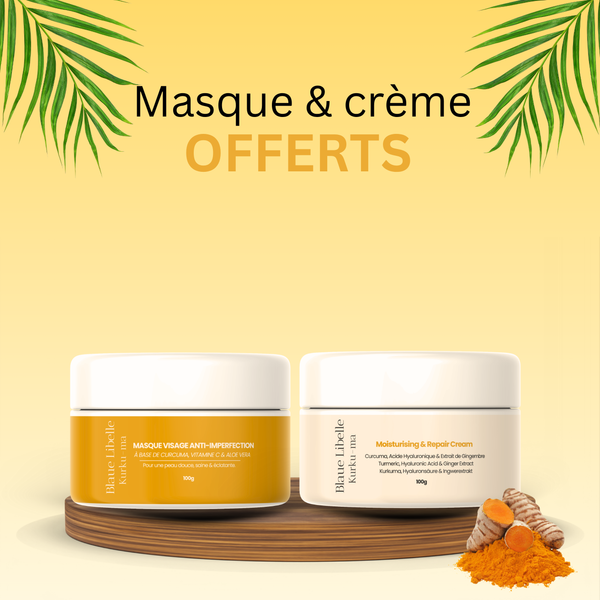 Exfoliating mask &amp; cream pack